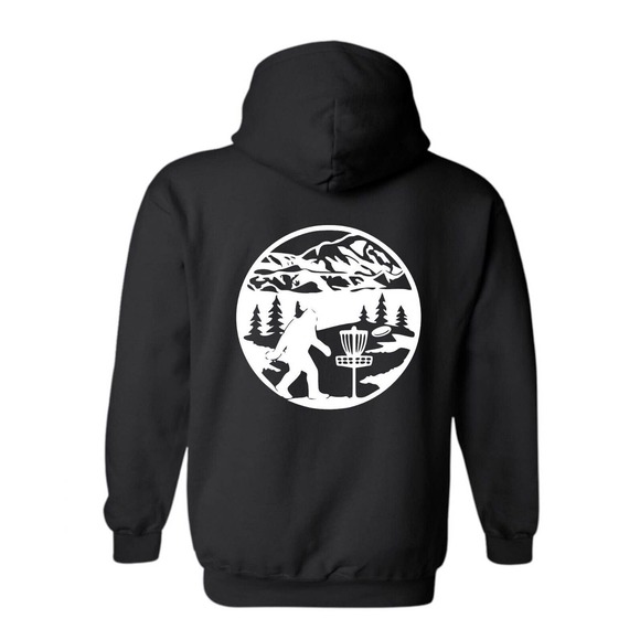 Disc Golf Pullover Hoodie Dual Logo SASQUATCH Sweatshirt Choose SZ & COLOR - Picture 6 of 6